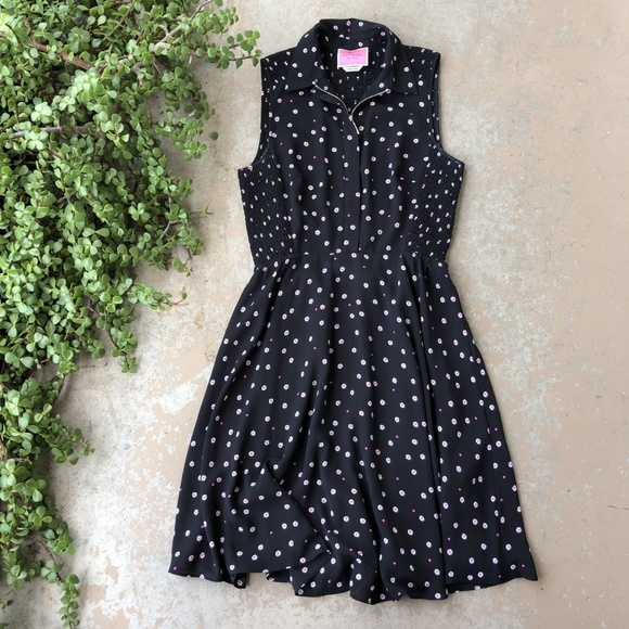 kate spade Dresses & Skirts - Kate Spade Daisy Dot Smocked A-Line Shirt Dress